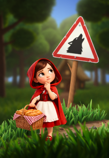 Правила дорожного движения или Приключения Красной Шапочки"