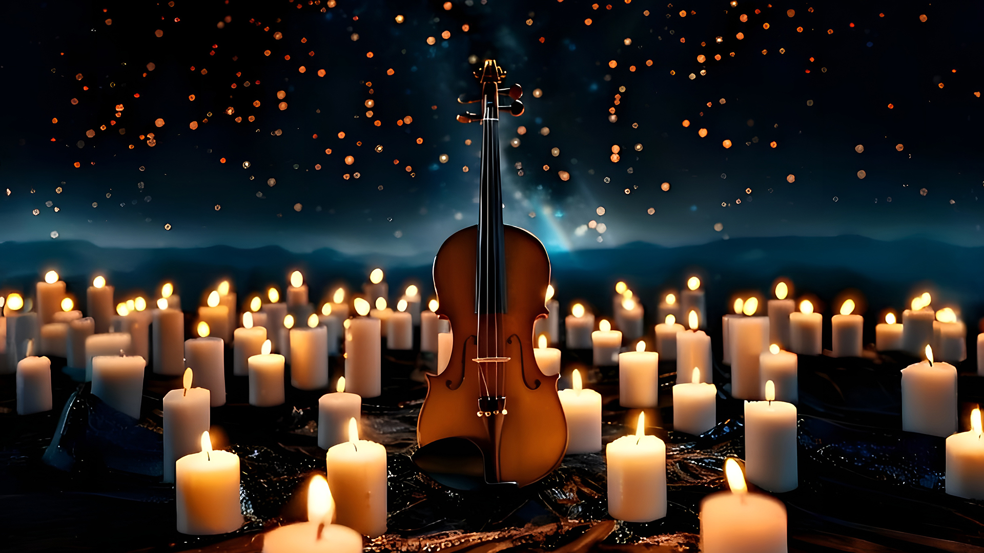 Новогодниe хиты при свечах