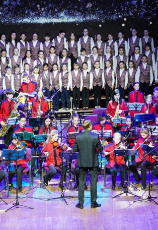 Отчетный концерт детского сводного симфоджаз-оркестра города Казани