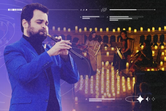 Дудук в сиянии свечей