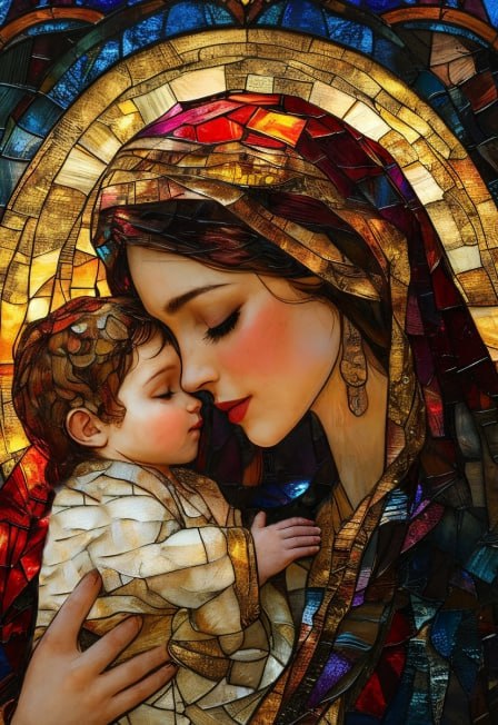 Рождественский Витражи Рождества