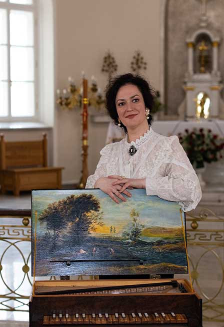 Великолепие итальянского барокко: рояль и клавесин при свечах