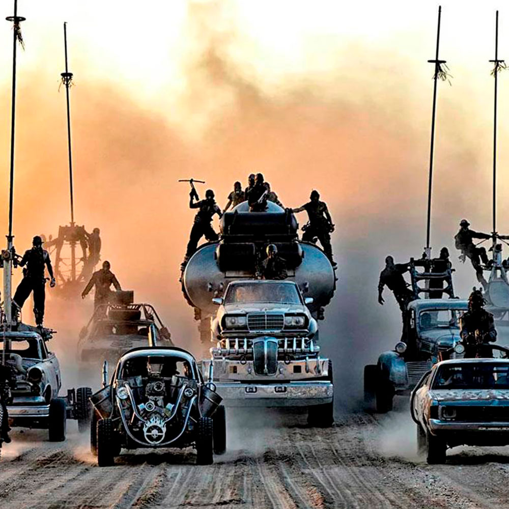 Halloween party. In Mad Max style