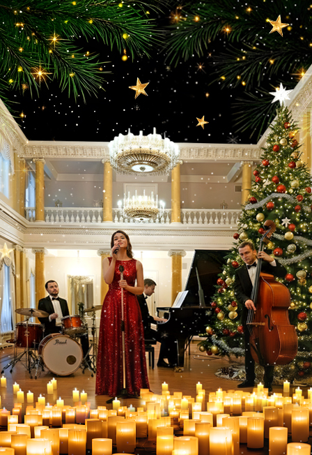 Новогодний джаз при свечах в усадьбе