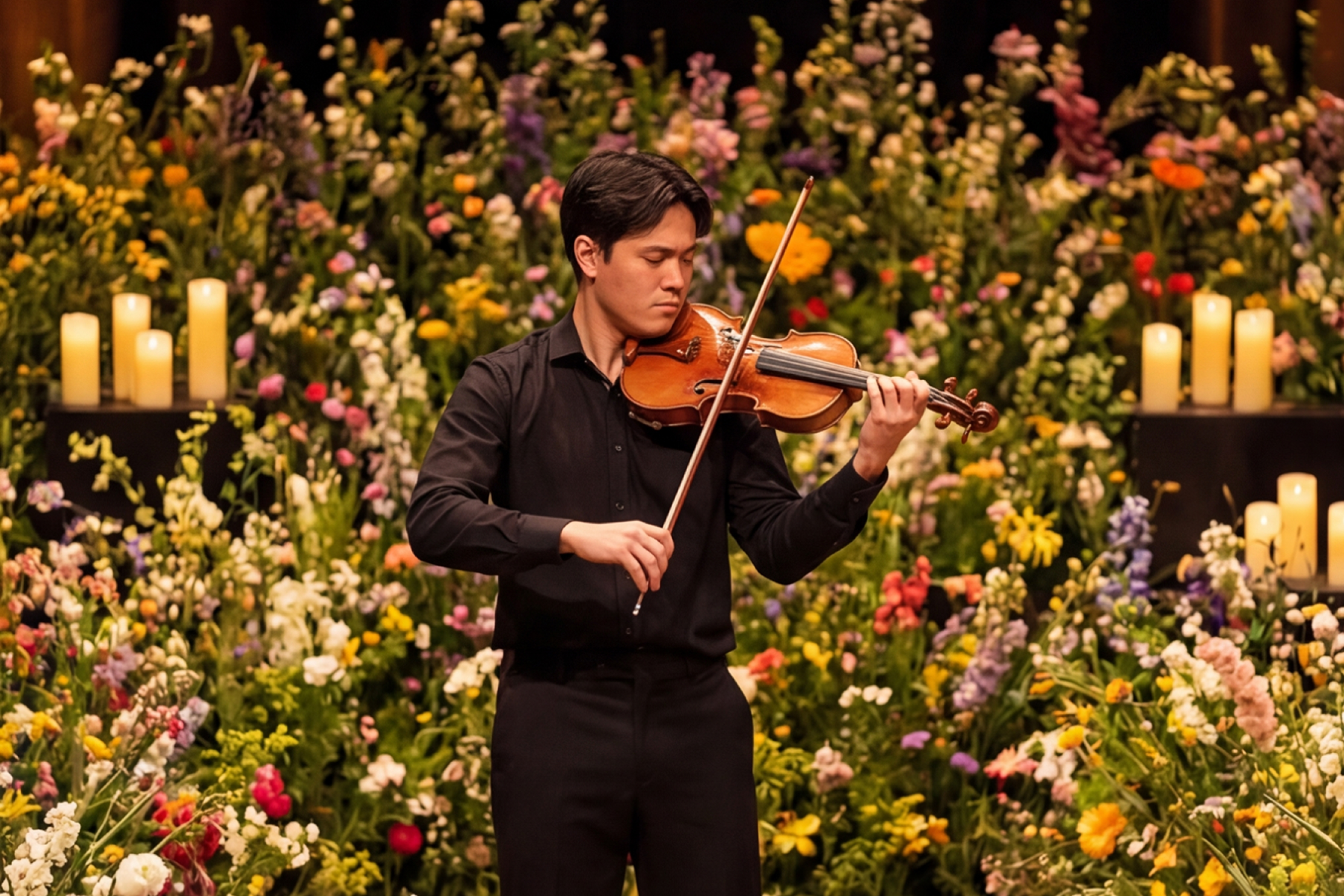 Оркестр при свечах. Цветочная рапсодия
