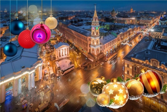 Christmas – образы Рождества на крыше Невского. Новогодние импровизации