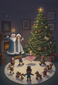 Музыкальные приключения новогодних игрушек