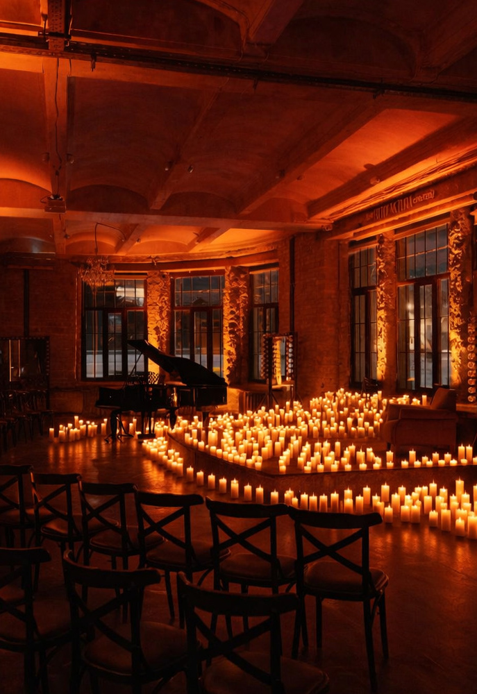 Музыкальный салон при свечах. Неоклассика в историческом особняке