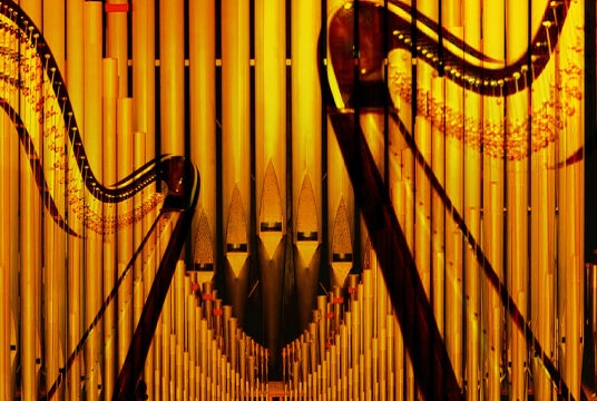 Романтический вечер. Орган и две арфы