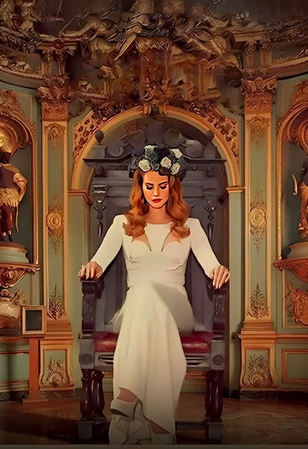 Lana Del Rey. Трибьют при свечах в старинной голландской церкви.