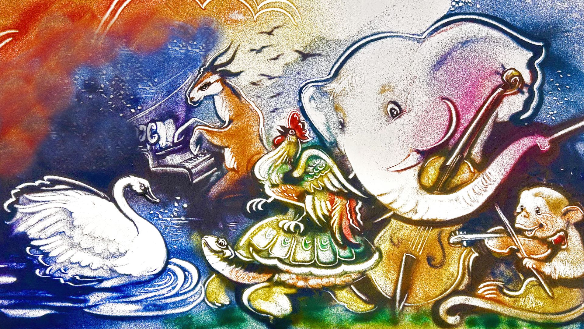 Карнавал животных. Картинки с выставки