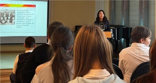 Светит солнце над зеленой Шорией моей