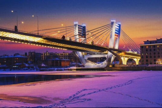 Концерт на закате – золотые часы на Неве