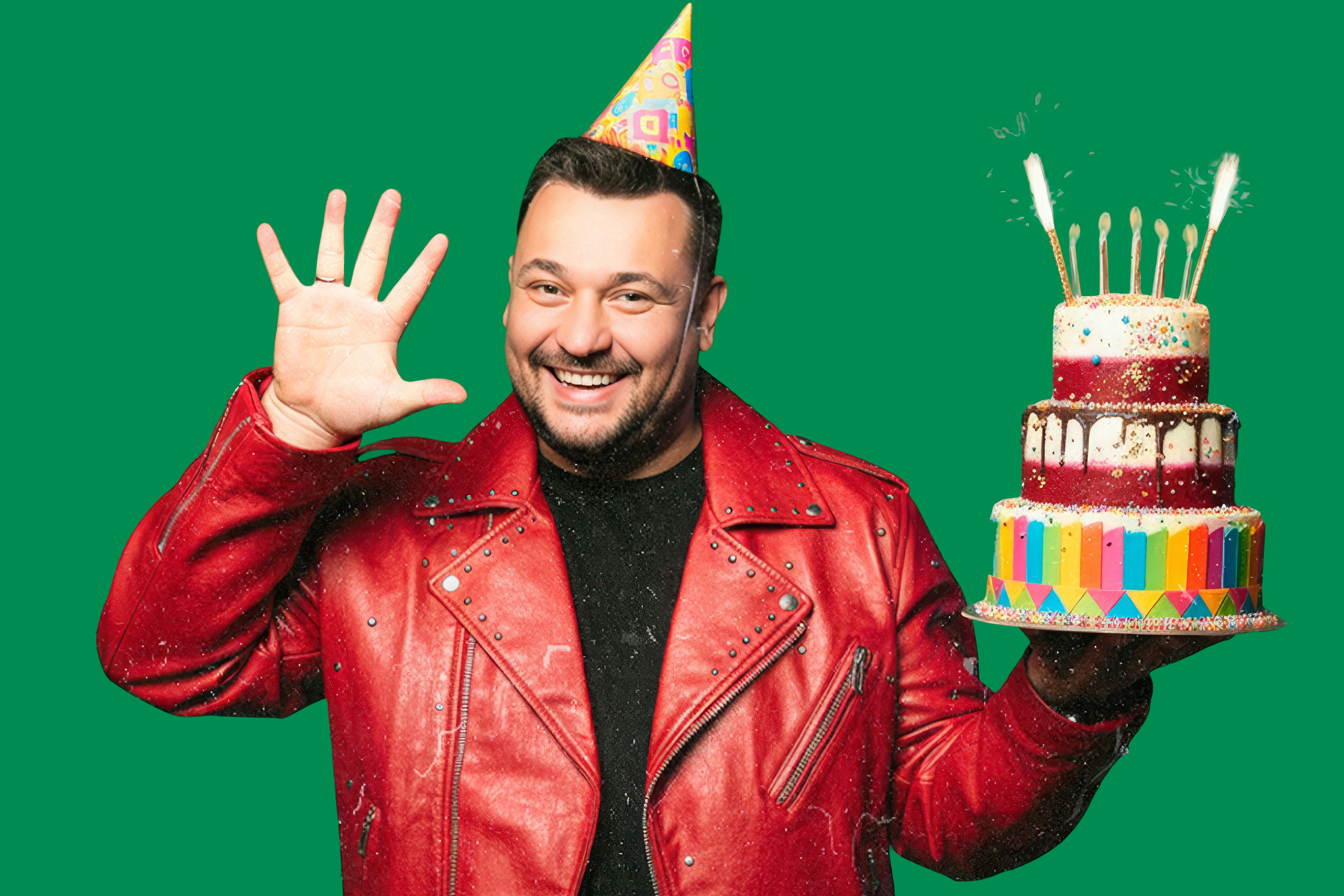 Сергей Жуков на дне рождения «Руки ВВерх! Бар»