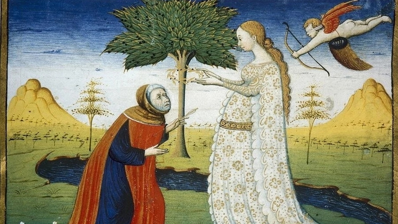 Средневековые песни о весне и любви при свечах: Lauda novella