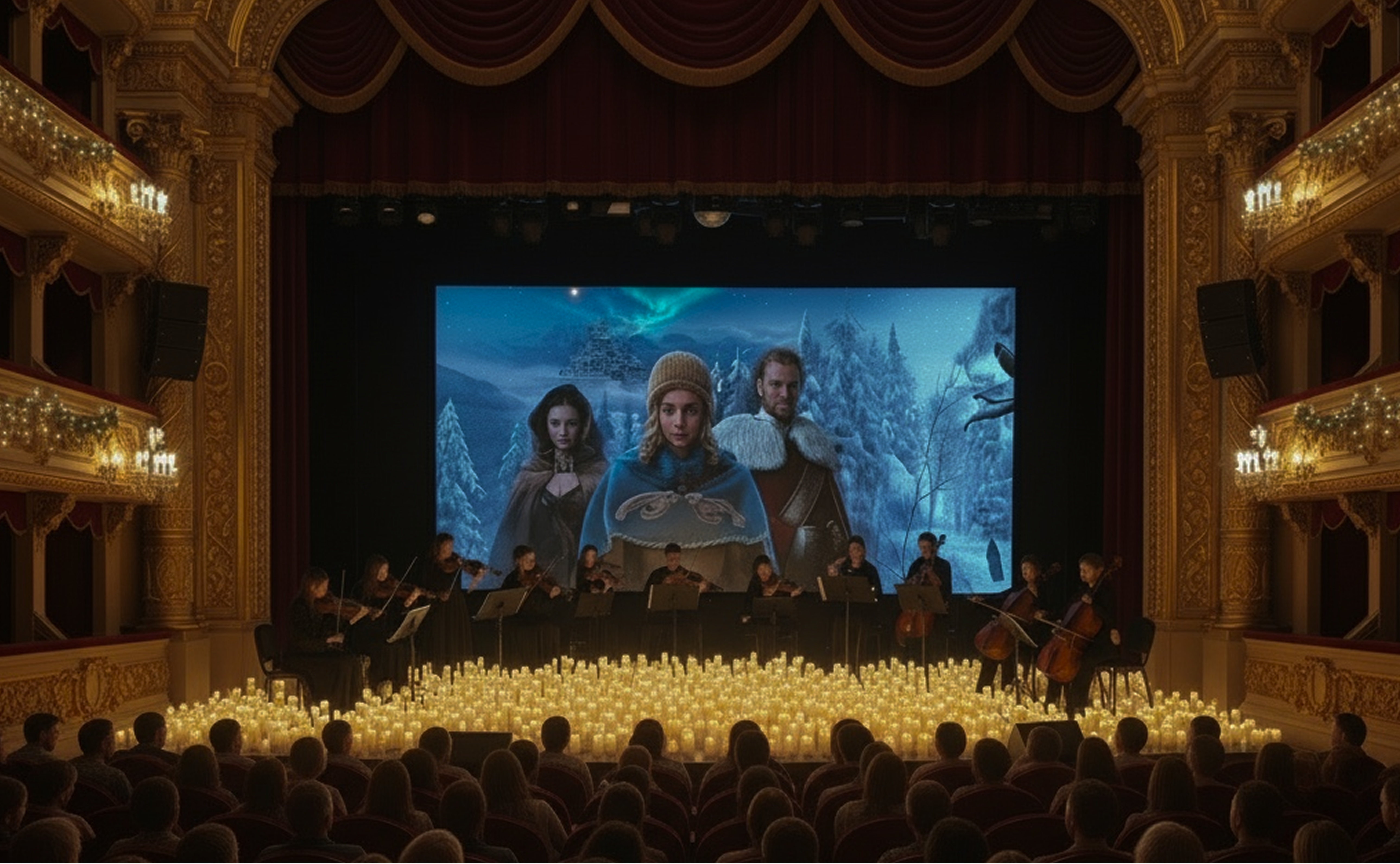 Кино, оркестр и 1000 свечей. «Путешествие к Рождественской звезде»