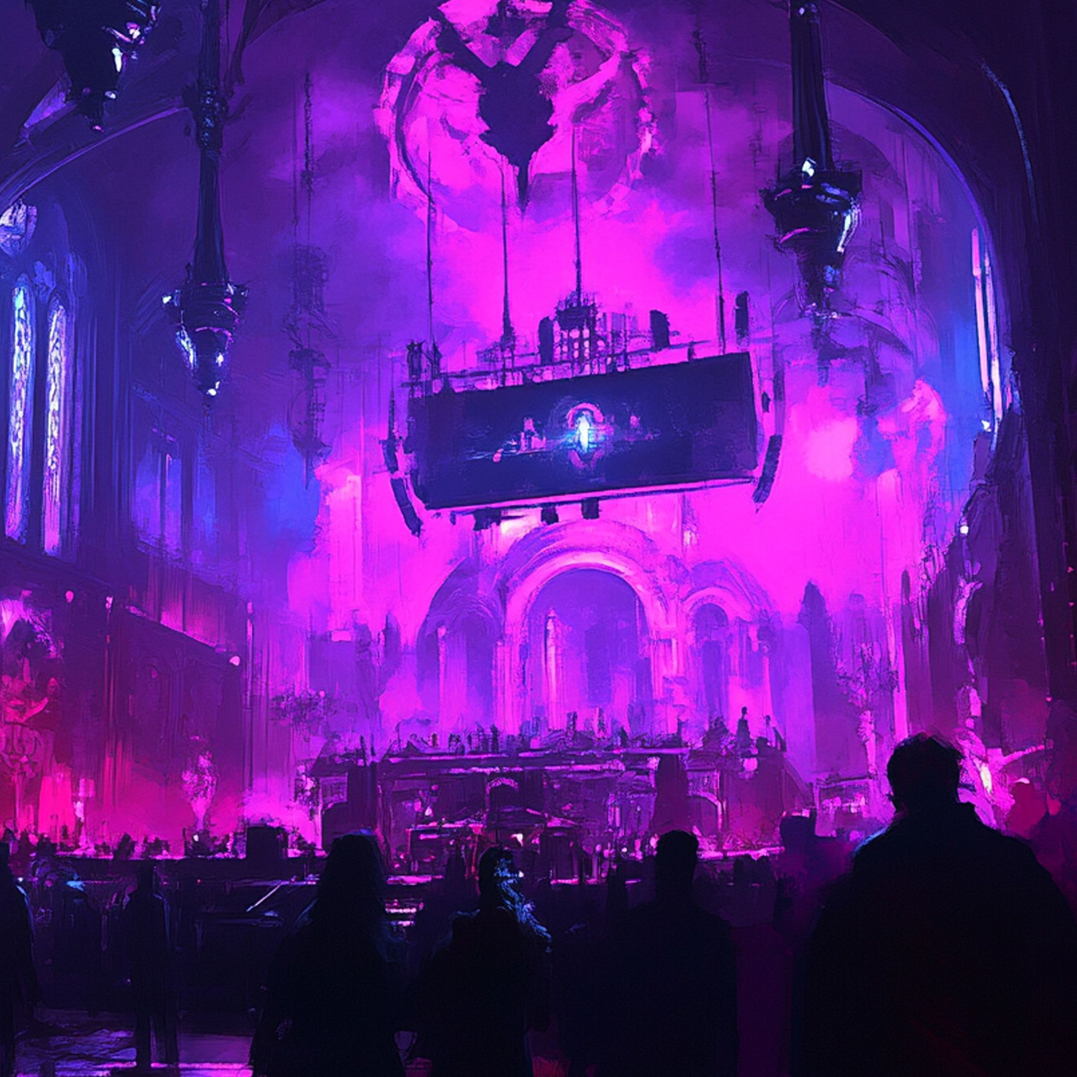 Ночная диджей вечеринка