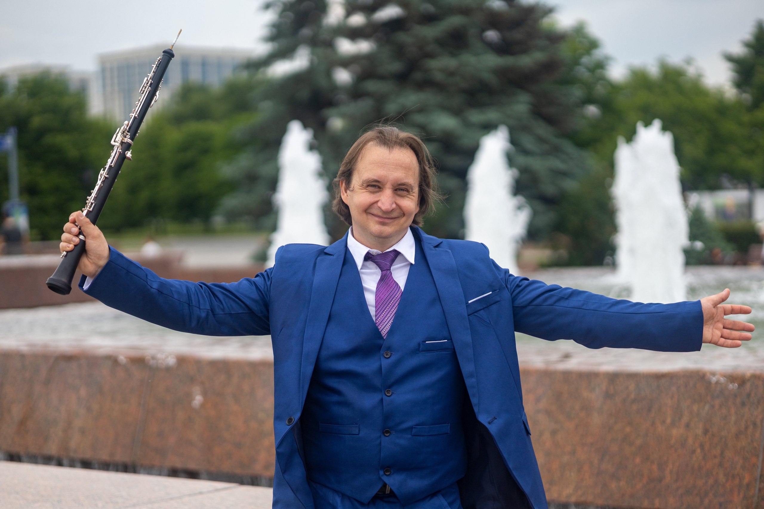 Алексей Балашов и Ольга Зиборова. Красноярский академический симфонический оркестр