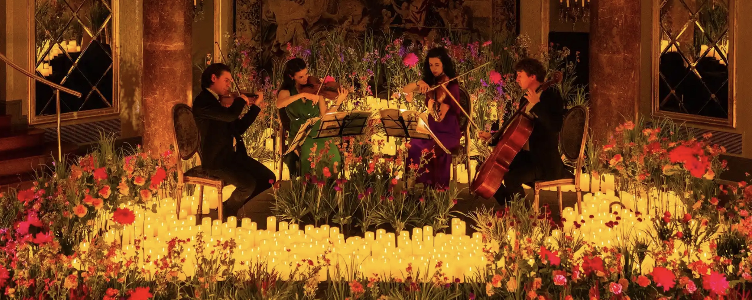 Оркестр при свечах. Цветочная рапсодия