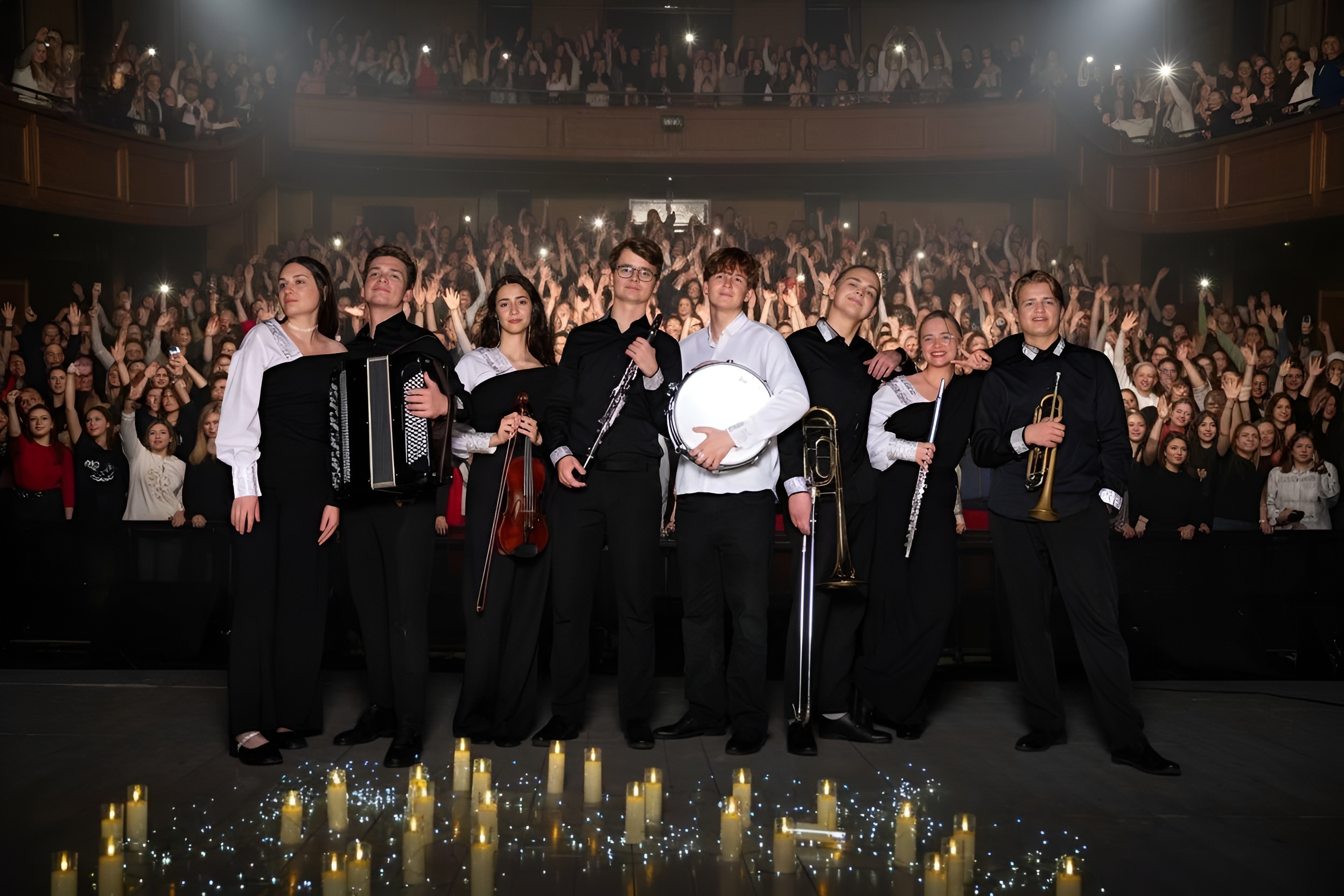 Симфо-шоу «А-ля русс». Рок-поп и симфо-джаз хиты в пламени свечей