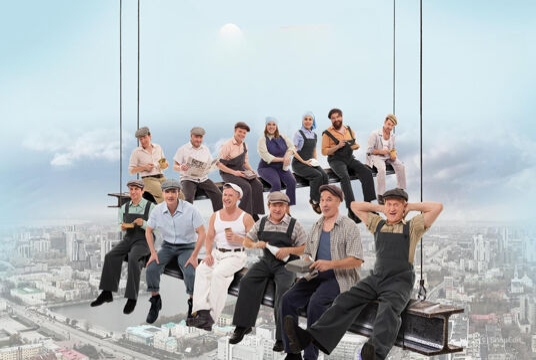 ТВ съемка шоу «Уральские Пельмени» «Цементо море»