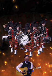 Рок-хиты на шотландских волынках от оркестра City Pipes
