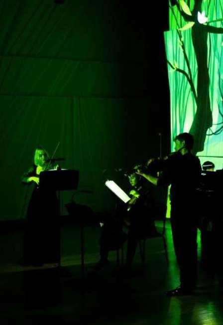 Мультимедиа концерт классической музыки Школа/Škola crew