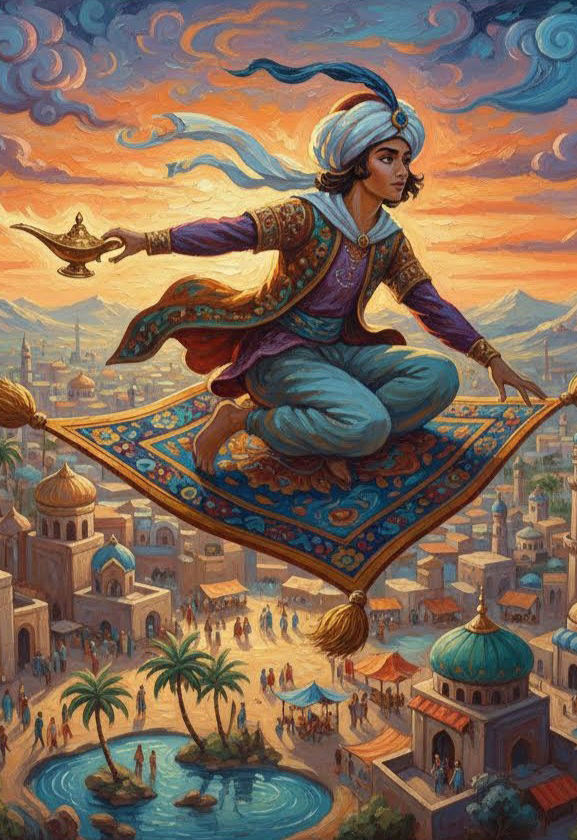 Волшебная лампа Алладина. Музыкальная сказка с песочной анимацией