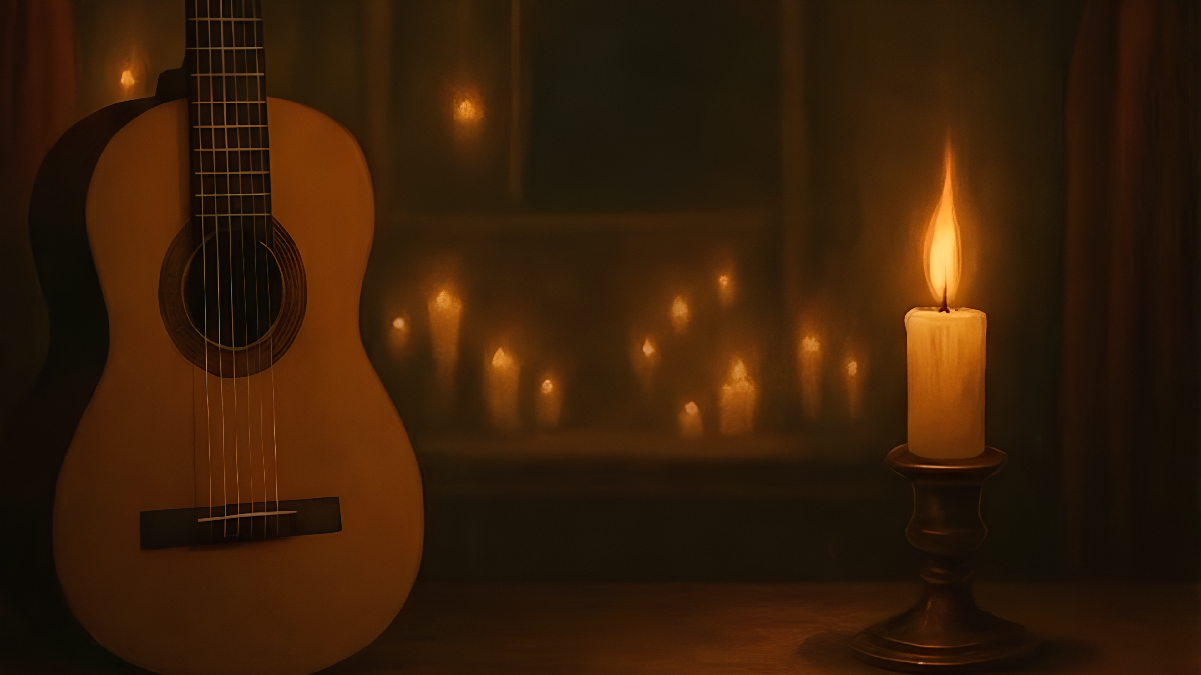 Старый новый год при свечах