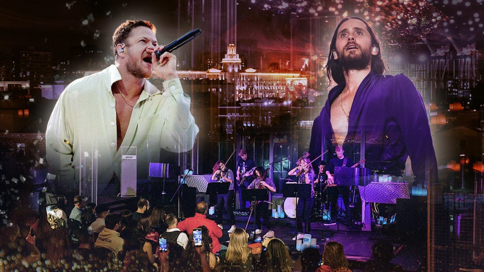 Эпический трибьют 30 Seconds to Mars и Imagine Dragons: симфоническое безумие на панорамной крыше!