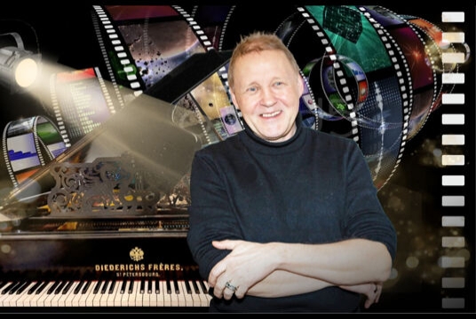 Концерт новогодних миниатюр «Мировые кинохиты на рояле в стиле Джаз. Кино-вечеринка с фуршетом: ретро-викторина и призы»