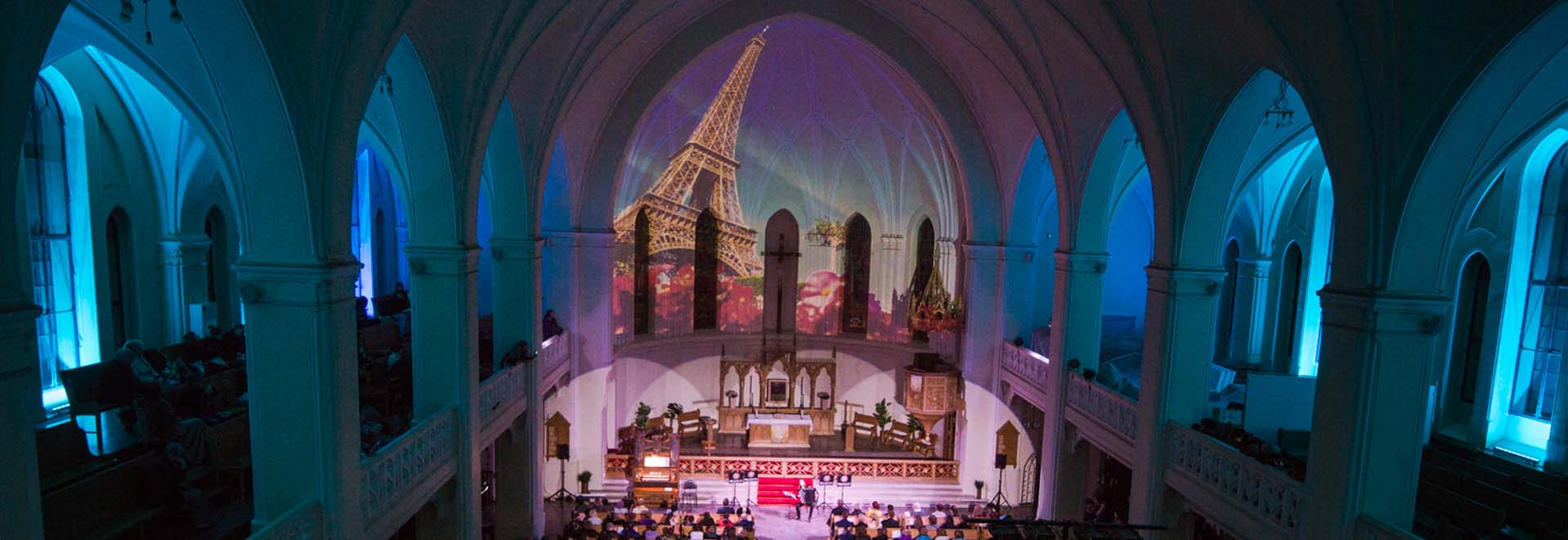 Романтический вечер в Париже. Орган, оркестр скрипка.