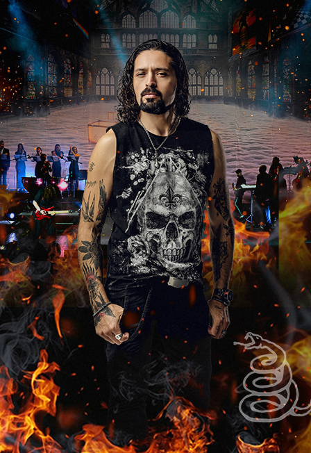 Ronnie Romero и шоу Metallica