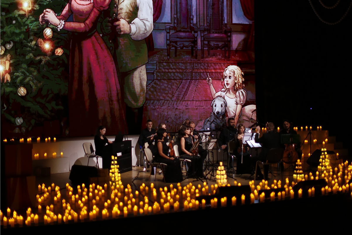 Кино, оркестр и 1000 свечей. Ромео и Джульетта