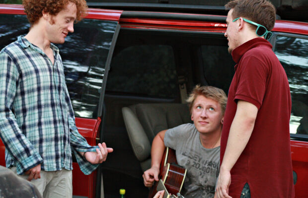 Съемки клипа "Дай мне уйти сейчас..."