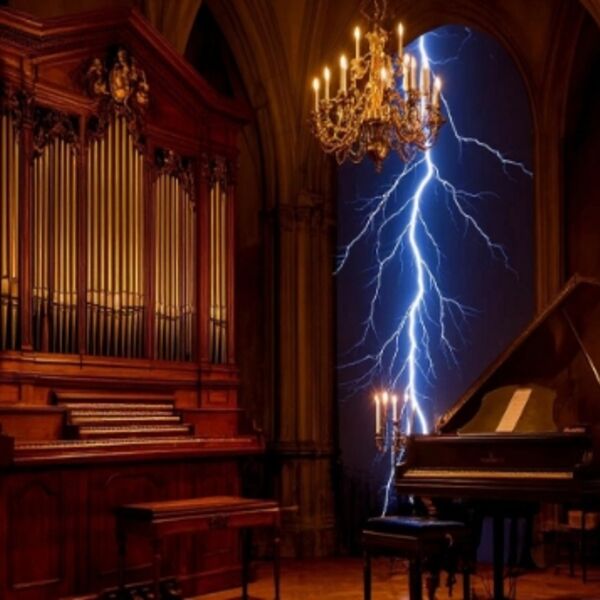 Рок-хиты и новогодняя классика на органе при свечах. Богемный Петербург