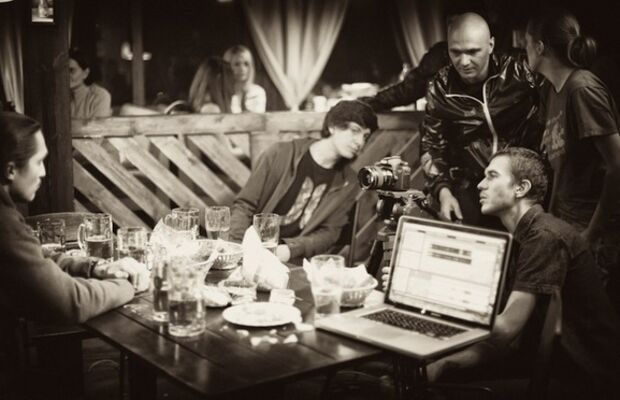 Съемки клипа "Такое чувство"