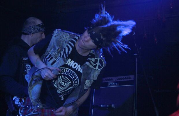 В составе группы Burning Flag (2016-2017)