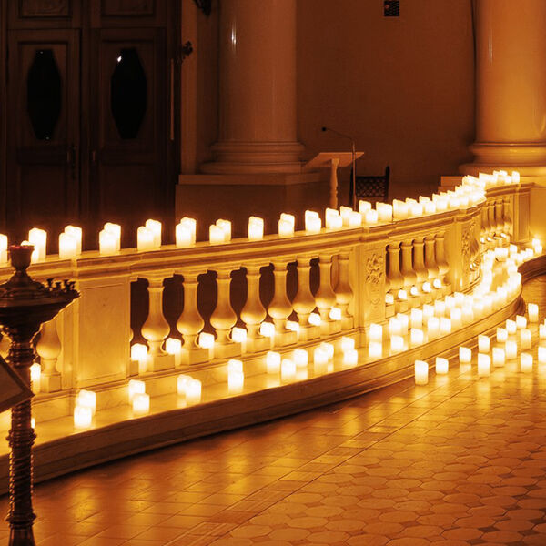 Шедевры мирового органа при свечах