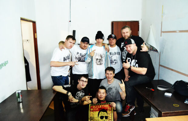 выступление группы P.W&DEE на концерте DJ LETHAL(House of pain,Limp bizkit)