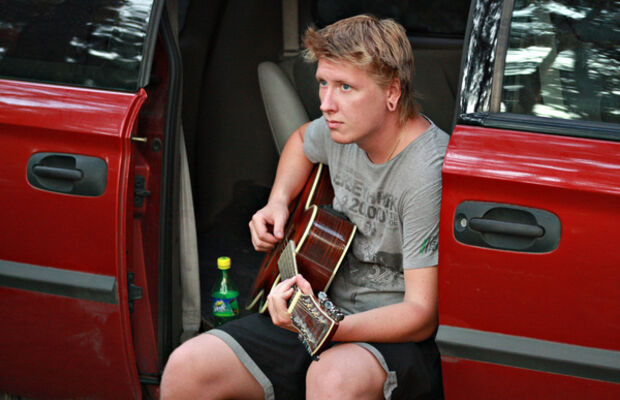 Съемки клипа "Дай мне уйти сейчас..."