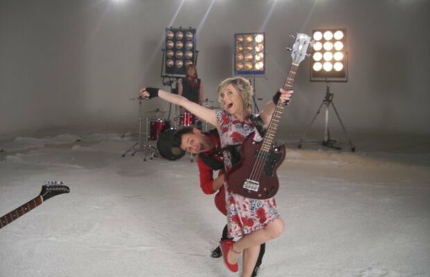 съемки клипа на песню Снежинка