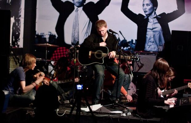 Концерт Павла Ежова "ОТЗВУКИ" при участии гр. "The Hidden" в арт-клубе "Подполье", 12 марта 2011г.