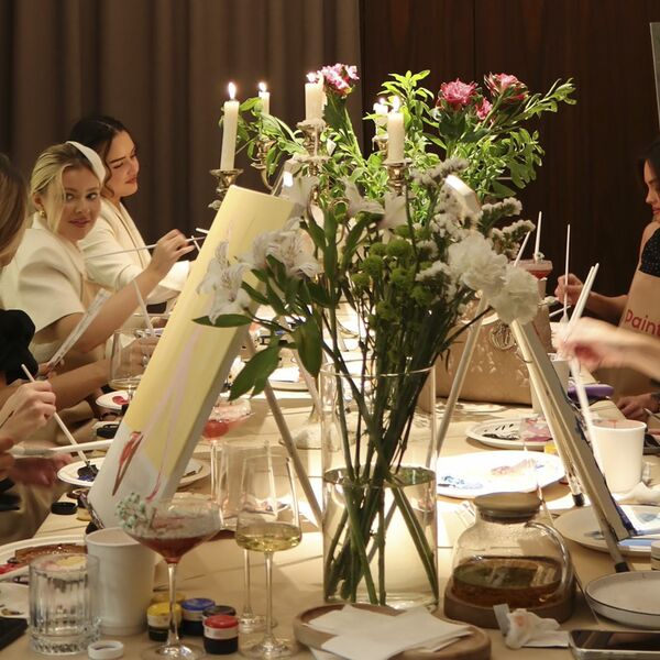 Арт-вечер со свечами и гастрономическим комплиментом от Painty
