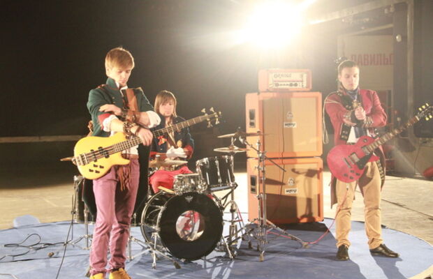 Backstage со съемок клипа "Снег"