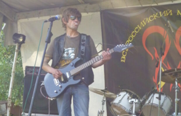 Ночная трость выступление на Всероссийском мото-рок фестивале "Эффект бабочки"