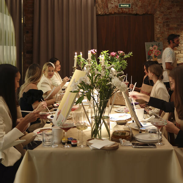 Арт-вечеринка со свечами и дегустацией вин от Painty