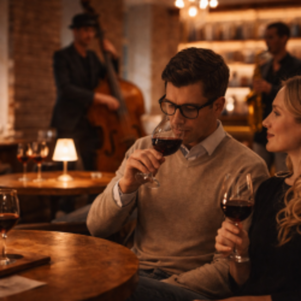 Джаз и вино: дегустация и джаз (тема: топ сорта мира)