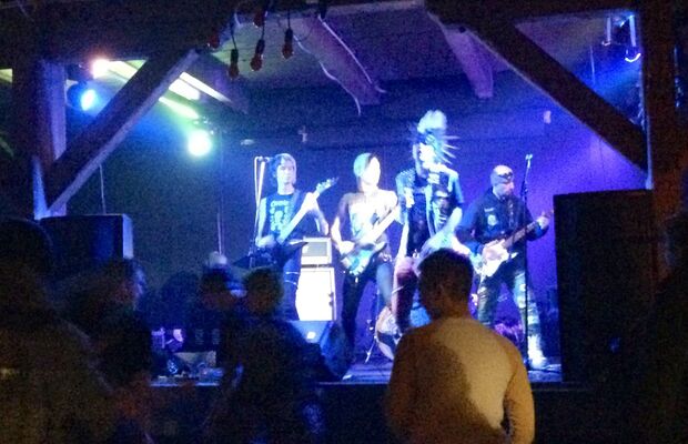 В составе группы Burning Flag (2016-2017)