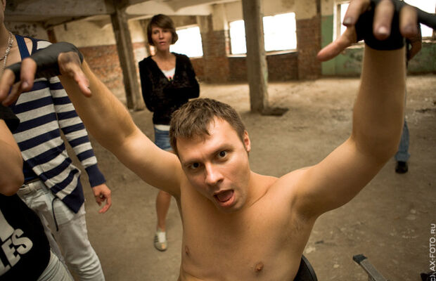 Съемки клипа "ТИХО" июль 2009